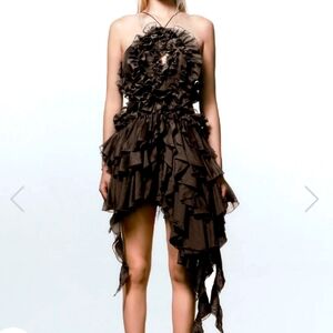 Urban Revivo Ruffle A-Line Dress